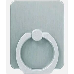 Cell Phone Kickstand & Ring Holder Metallic Silver Rotating Kickstand NEW